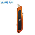 Μαχαίρι εργαλείων, μαχαίρι κοπτών εγγράφου, εισελκόμενο μαχαίρι χρησιμότητας του αιχμηρού μαχαιριού σημείου ABS+TPR